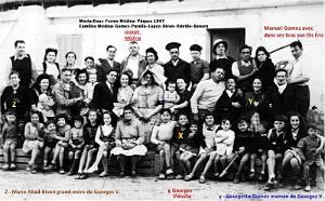MOCTA-DOUZ - SAINT-DENIS-DU-SIG - VACANCES DE PAQUES 1947